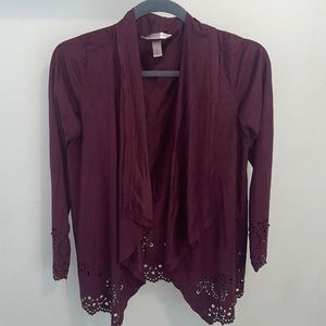 Cardigan cutouts stretchy